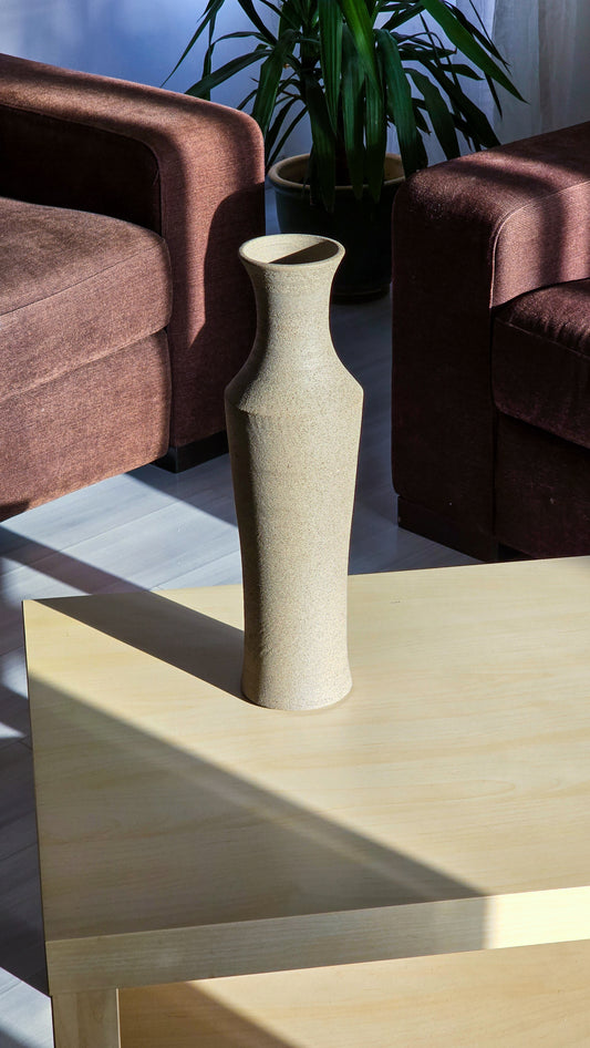 Grey Bottle Vase