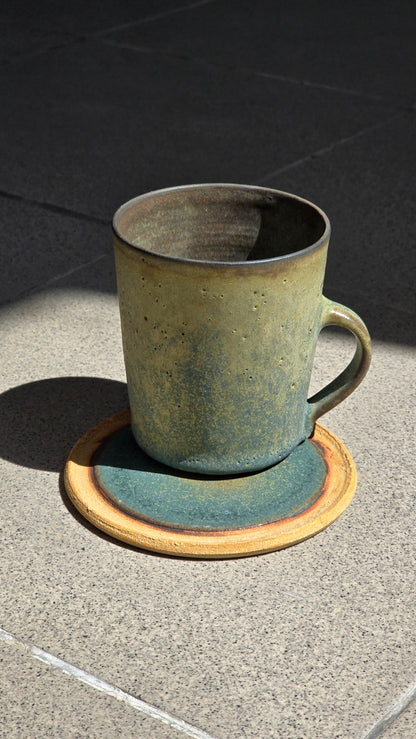 Green Mug & Coaster