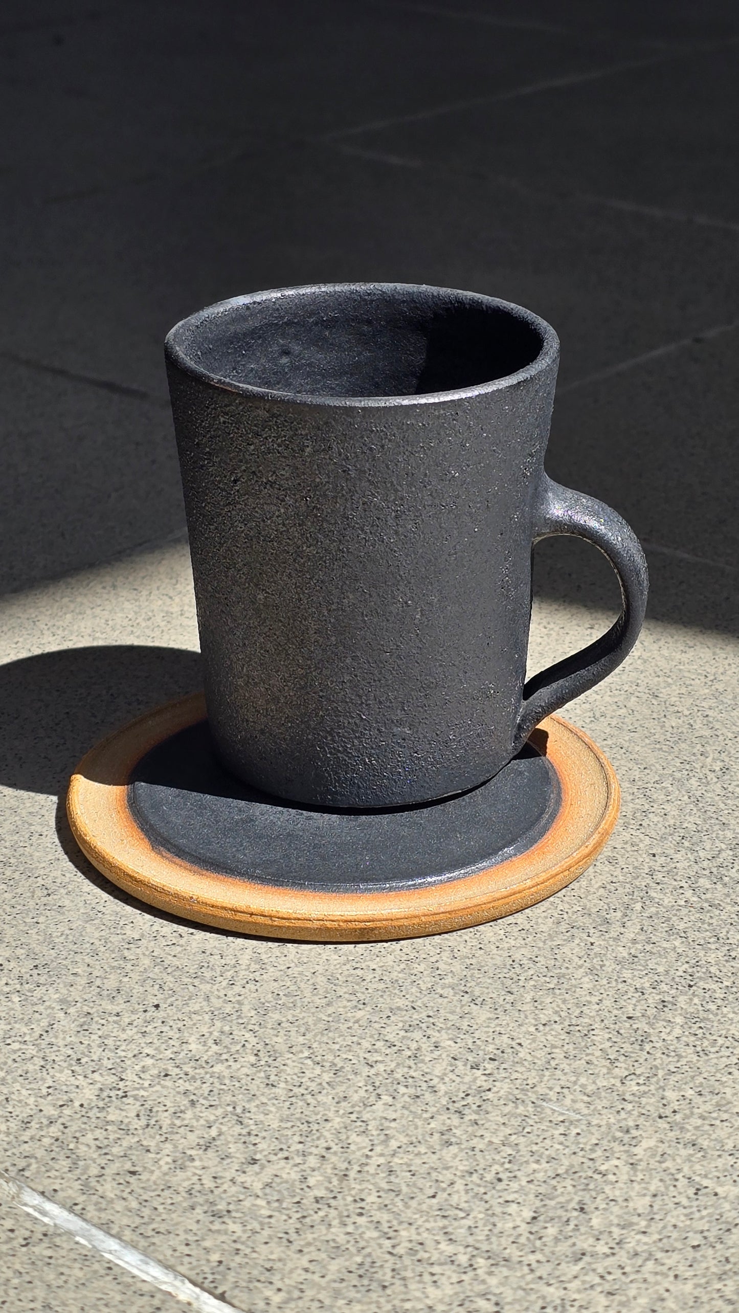 Black Mug & Coaster