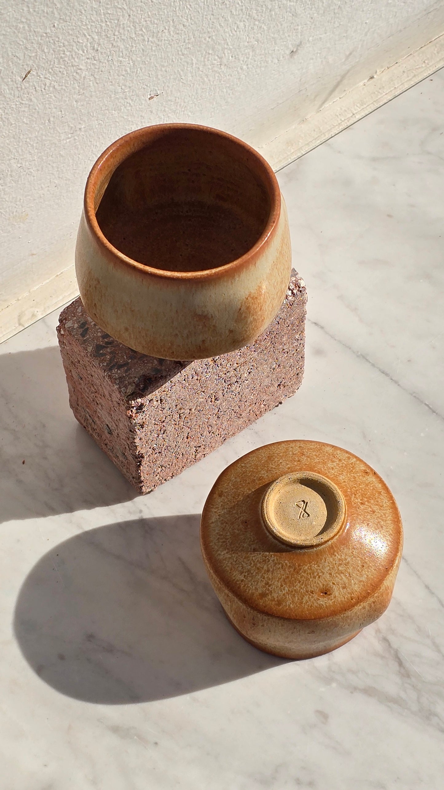 Sand Series - Squared Cups (set of 4)